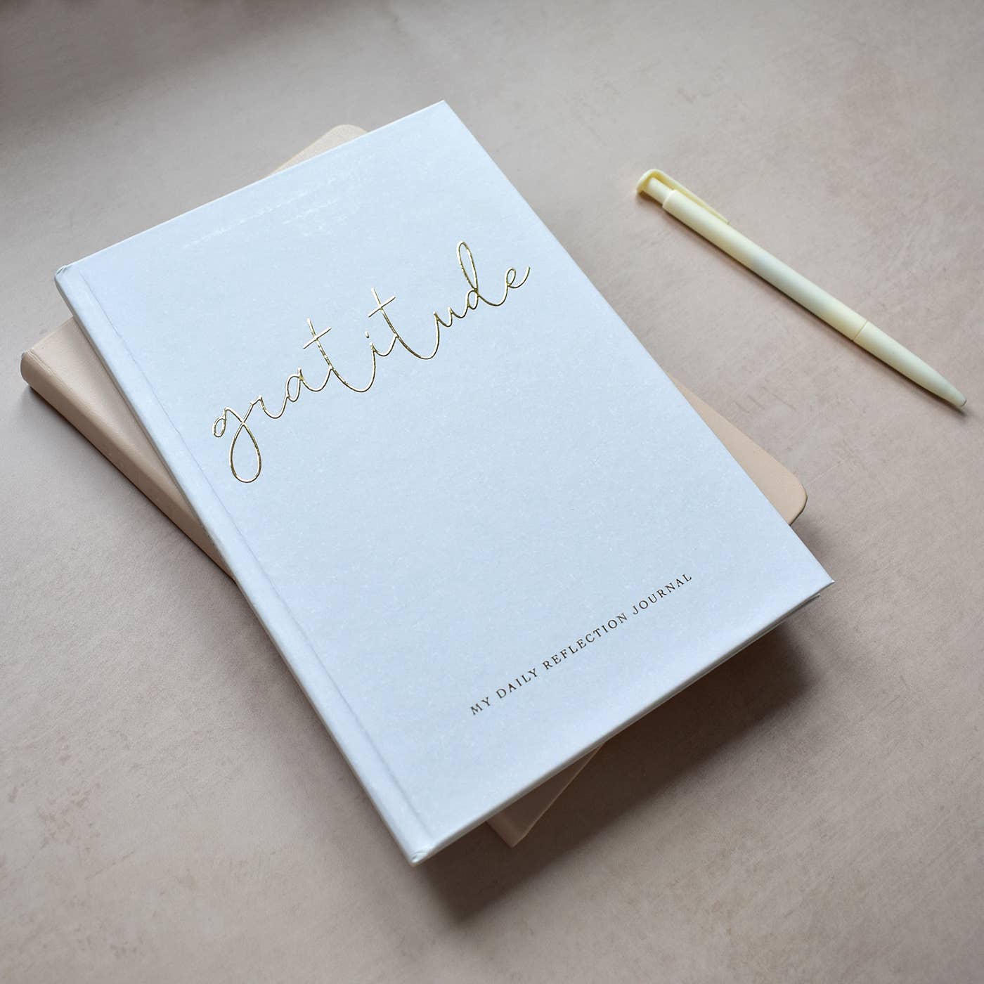 Gratitude Gold Foiled Journal - Daily reflection Journal