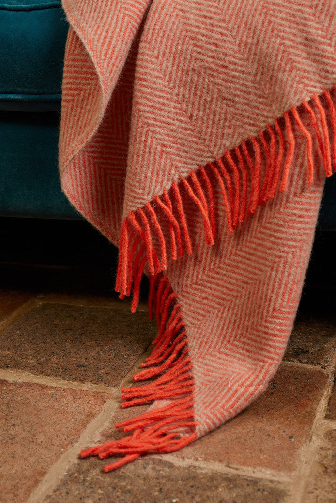 Flamingo throw