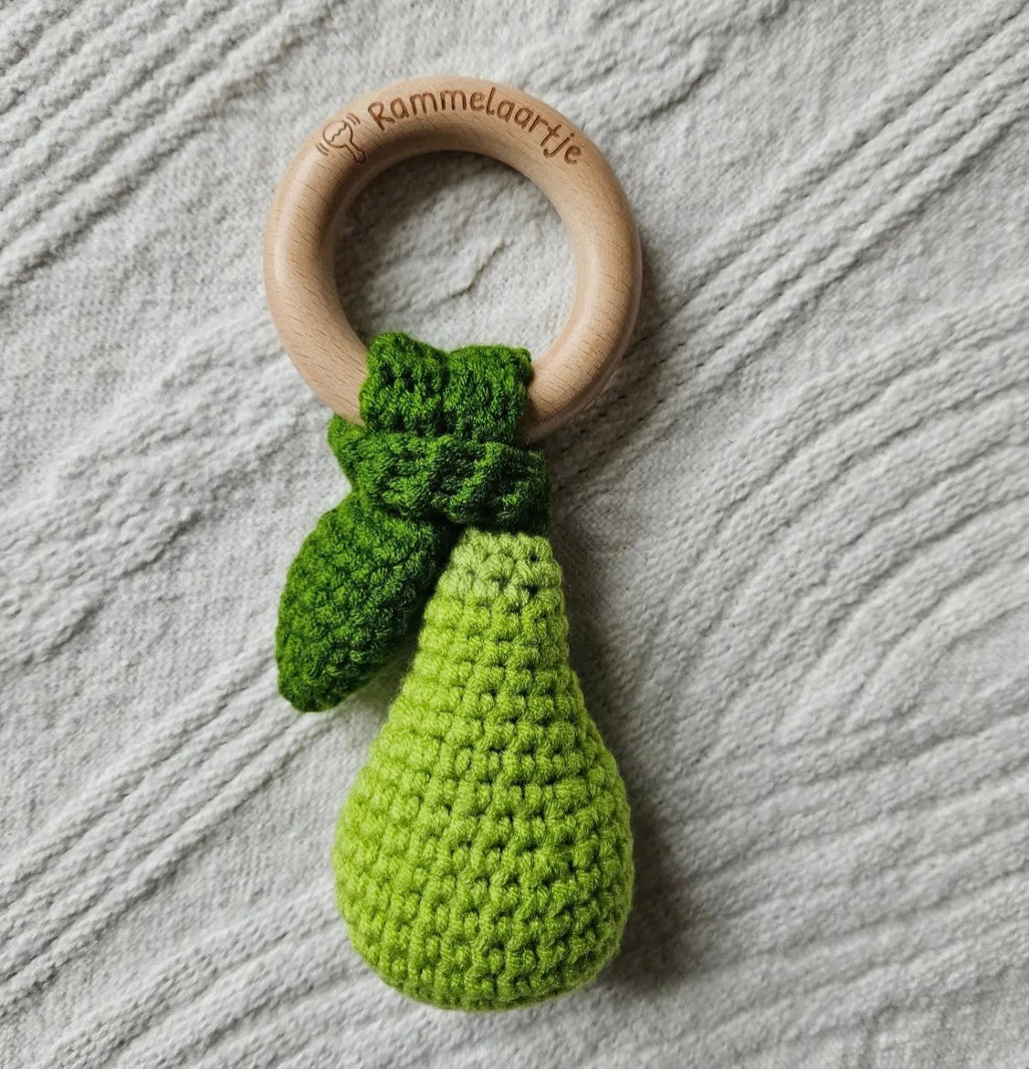 Crochet Pear Rattle