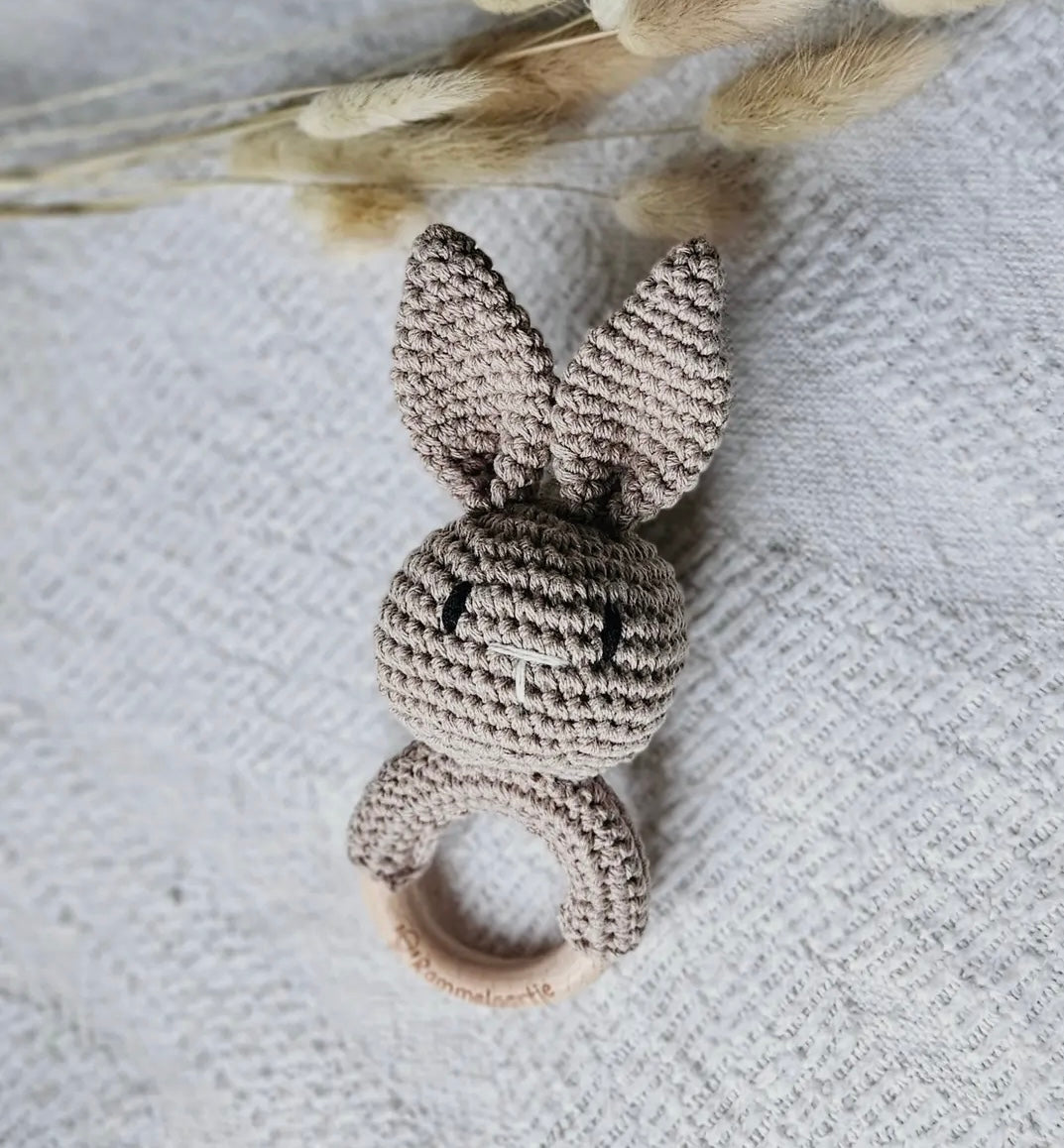 Crochet Rabbit Rattle