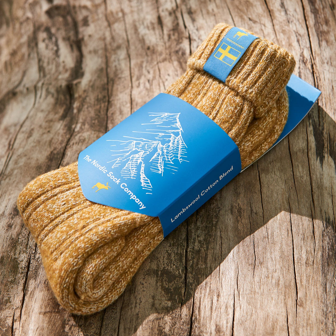 Swedish Lagom Ochre socks