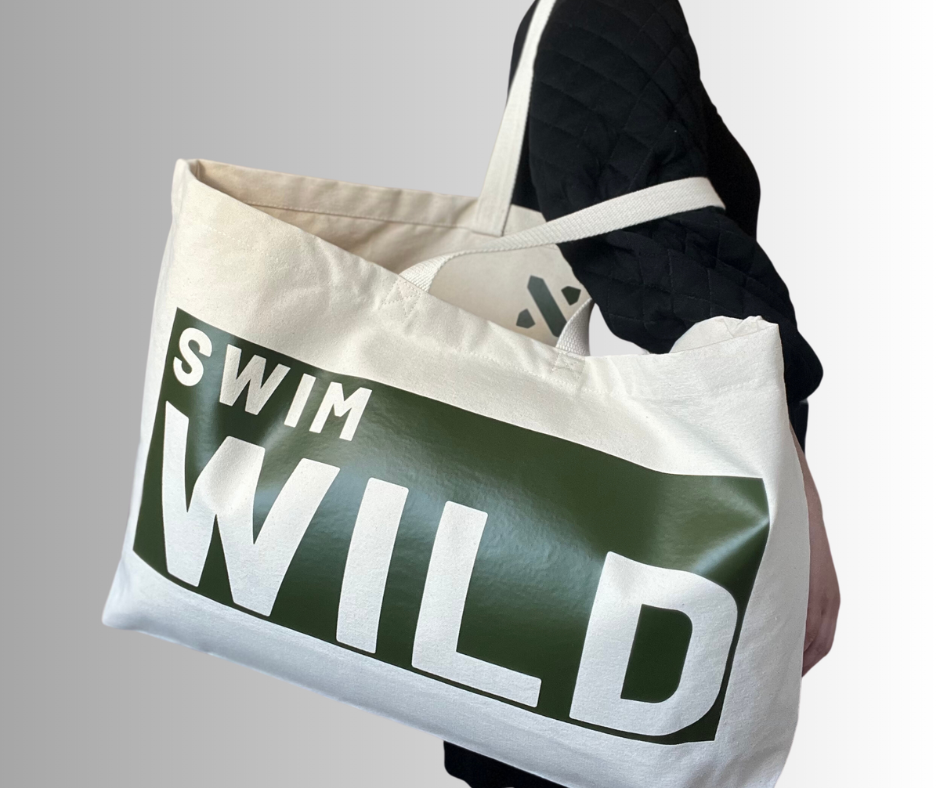 Swim Wild Jumbo Bag Natural/Khaki