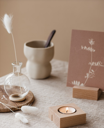 "Hold It" Multifunctional Holder – A Beautiful Display for Flowers, Candles, Photos, and More
