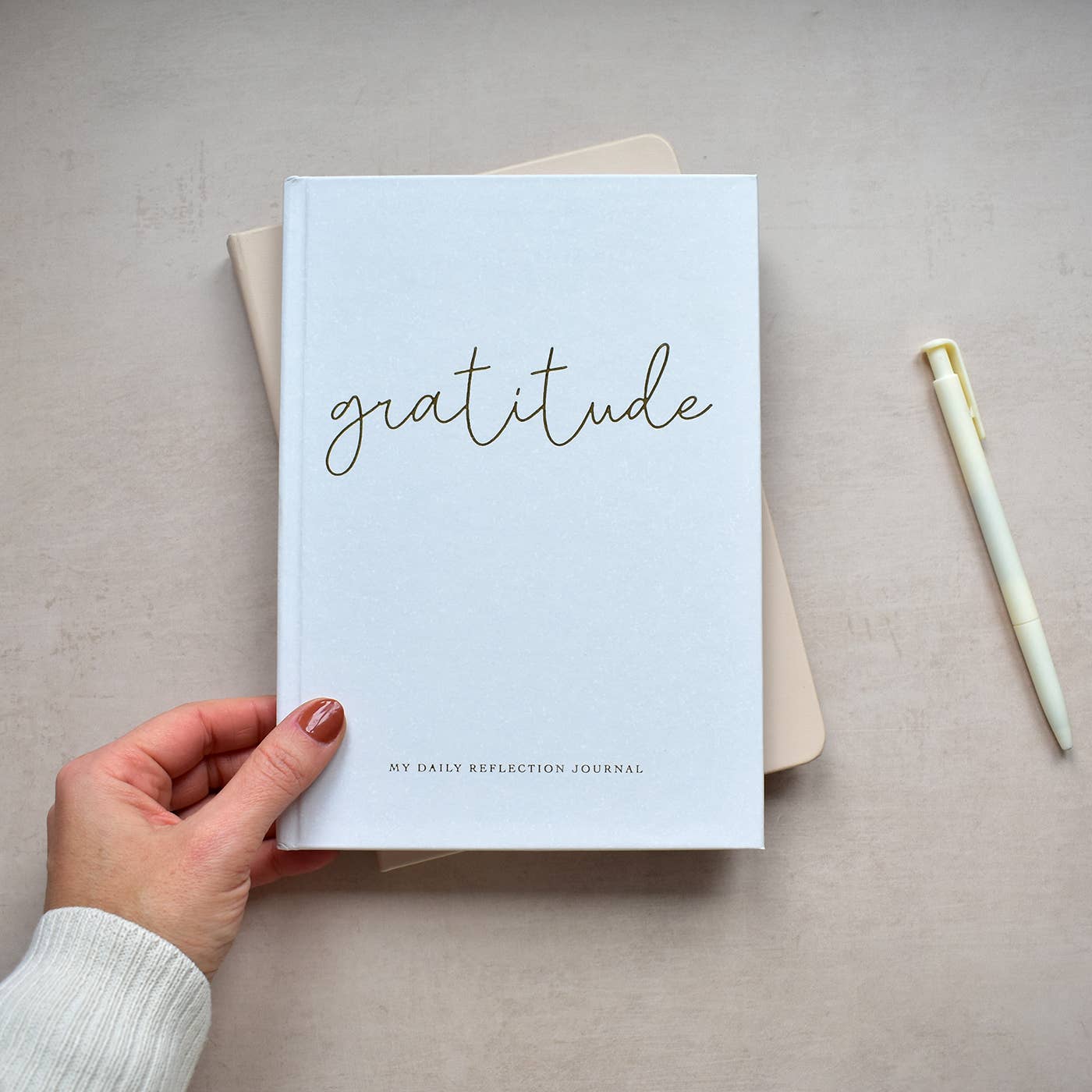 Gratitude Gold Foiled Journal - Daily reflection Journal