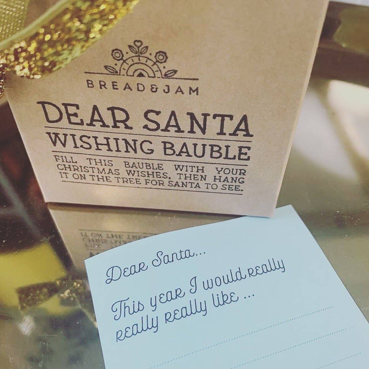 Dear Santa Wishing Bauble
