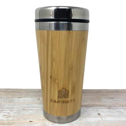 Bamboo Reusable Travel Coffee Cup with Lid