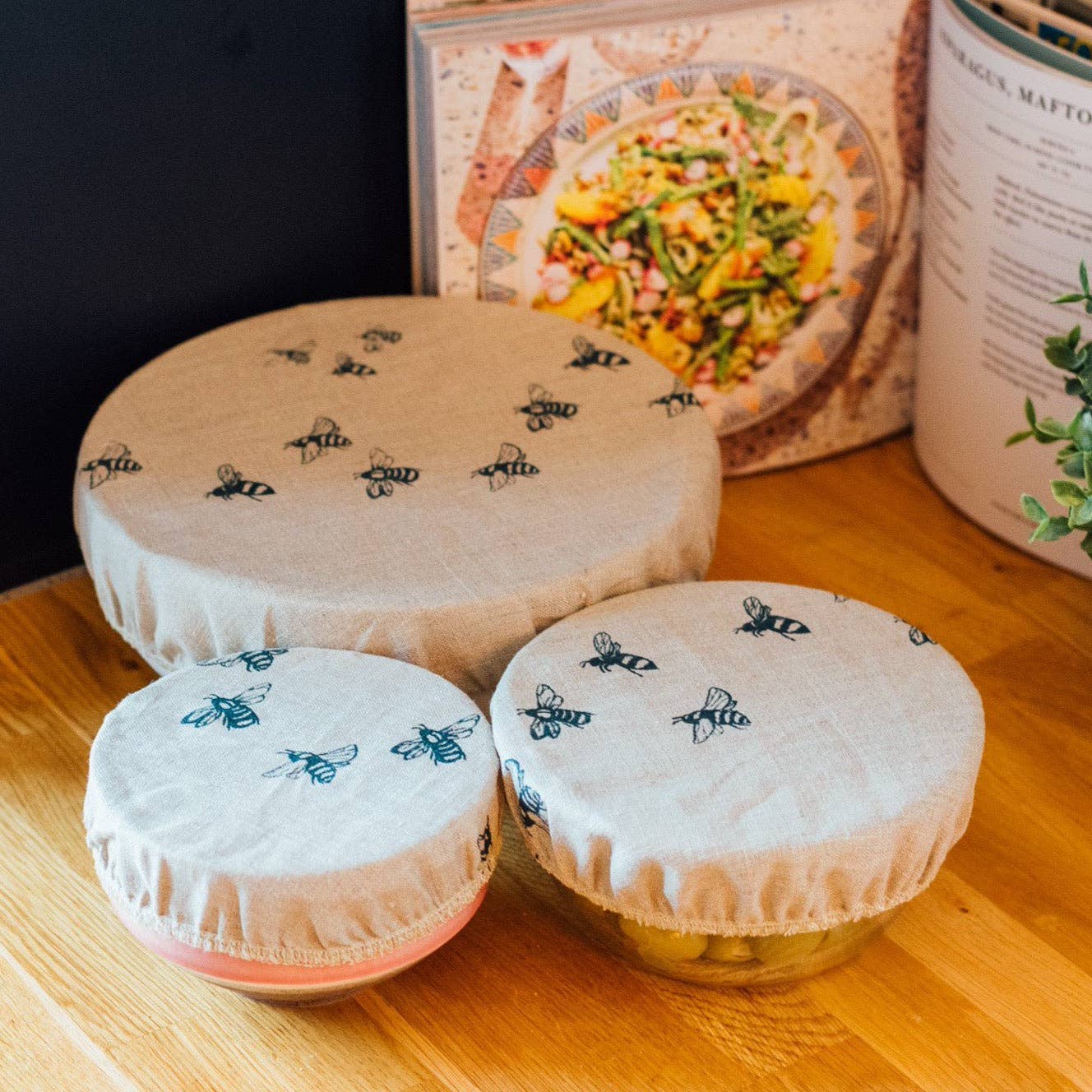 Bee Reusable Bowl Covers