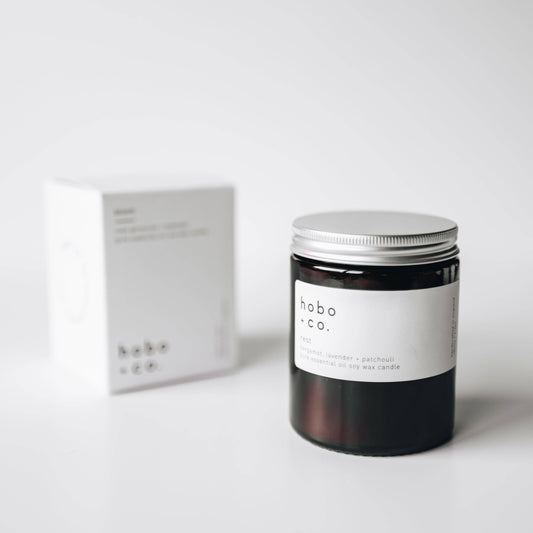 Rest Medium Essential Oil Soy Candle