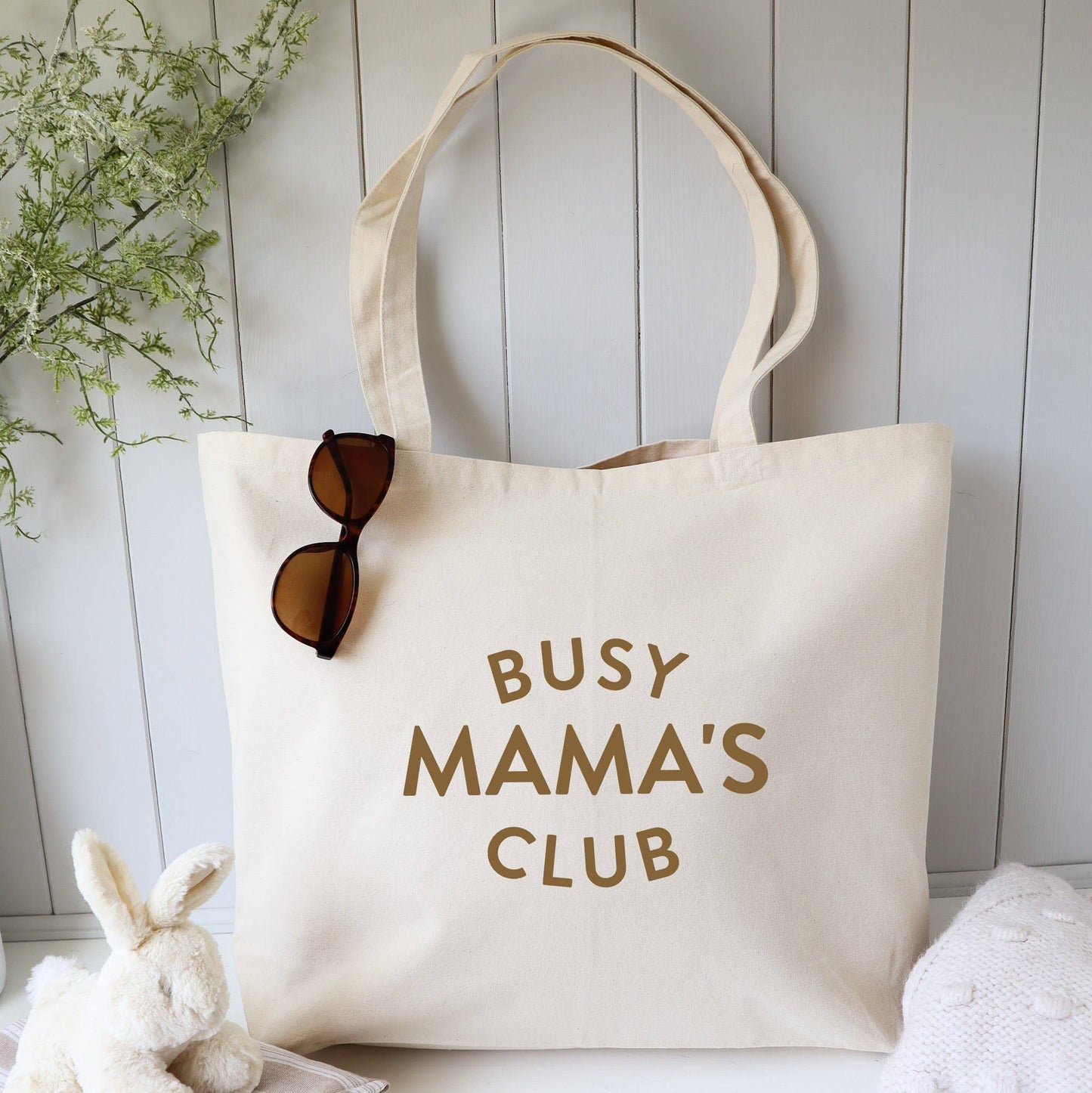 Eco-Friendly Cotton Canvas Tote Bag - Perfect for Mums