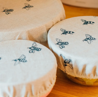 Bee Reusable Bowl Covers