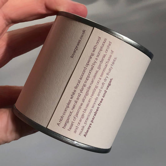 Bergamot and Jasmine Soy Wax Candle Tin