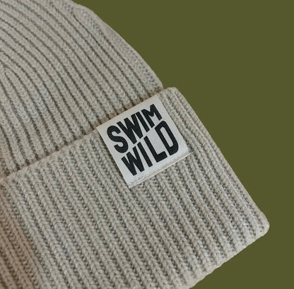 Beige Knit Hat