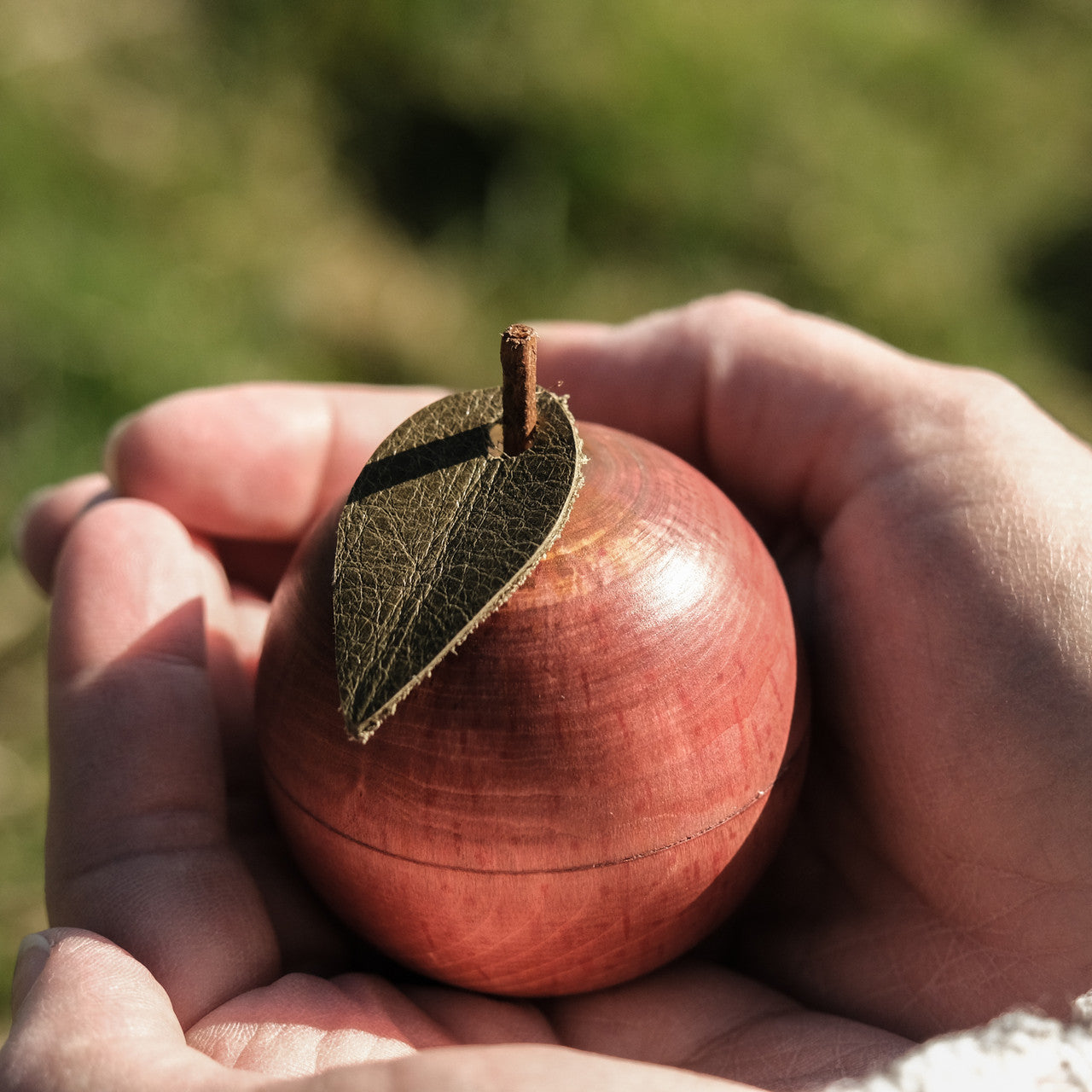 Love you to the core wooden apple