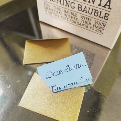 Dear Santa Wishing Bauble